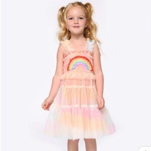Baby Sara by Sara Sara Rainbow Tulle Dress